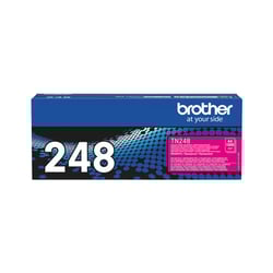 Toner Magenta. Duração estimada: 1.000 páginas segundo ISO/IEC 19798 - Brother TN248M