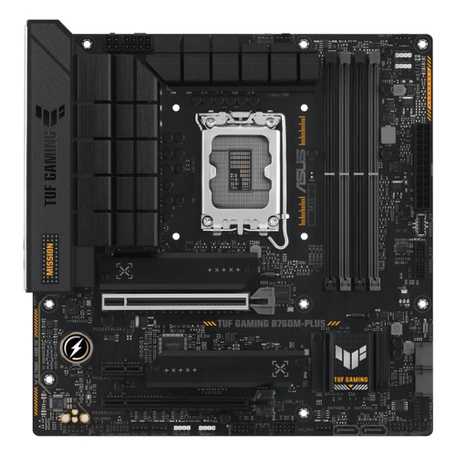 ASUS TUF GAMING B760M-PLUS LGA 1700 4xDDR5 microATX 4xSATA MB 1xHDMI 2.1 1xDP 1.4 2xM.2 - Asus 90MB1ES0-M1EAY0