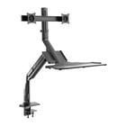 NAPOFIX SUPORTE SECRETARIA POSTO DE TRABALHO 2 MONITORES 17">27" SW6200 - Napofix SW6200