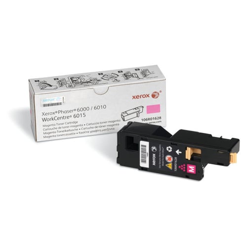 Xerox Phaser 6000/6010 / Workcentre 6015, Cartucho de toner de capacidade standard magenta (1000 páginas) - Xerox 106R01628