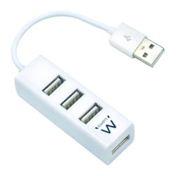 EWENT HUB USB2.0 4 PORT WHITE - Ewent EW1122