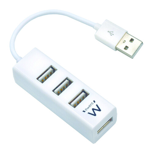 EWENT HUB USB2.0 4 PORT WHITE - Ewent EW1122