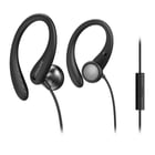 PHILIPS EARPHONE SPORTS C/ MICRO PRETO TAA1105BK - Philips TAA1105BK/00