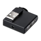 DIGITUS HUB USB 2.0 HIGH SPEED 4xUSB-A/F + 1xUSB-B MINI/M - DIGITUS DA-70217