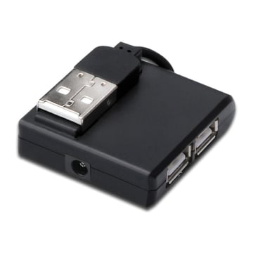 DIGITUS HUB USB 2.0 HIGH SPEED 4xUSB-A&#47;F + 1xUSB-B MINI&#47;M - DIGITUS DA-70217