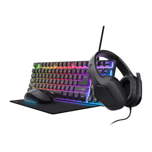 BUNDLE TRUST GXT780 4-IN-1 GAMING - BLACK PT - Trust KITTRUGAM25643