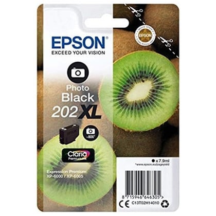 Epson Kiwi 202XL tinteiro 1 unidade(s) Original Rendimento alto (XL) Foto preto - Epson C13T02H14010