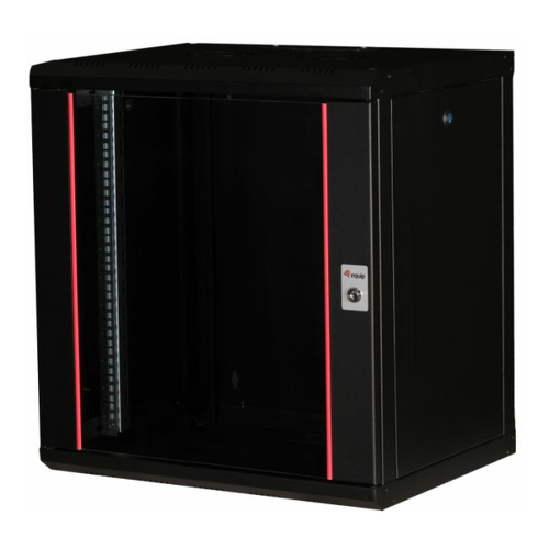 EQUIP PRO BASTIDOR 19" CABINET 12U 600X450MM RAL9005 BLACK - Equip EPM-12-6045-B-CBAA