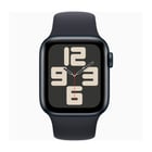 Apple Watch SE GPS 44mm Midnight Aluminium Case with Midnight Sport Band - M/L - Apple MRE93QL/A