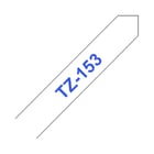 Fita Laminada 24mmx8mts Fundo Transparente / Texto Azul - Brother BROTZ153