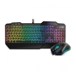 Teclado NOX Krom Krusher SEMI-MECHANICAL RGB COMBO - Nox NXKROMKRSHRSP