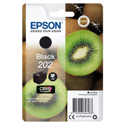 Tinteiro Epson 202 Preto C13T02E14010 6,9ml - Epson C13T02E14010