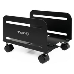 Suporte de chão Tooq com rodas para CPU com 119-209 mm de largura - Peso máximo 10 kg - Preto - Tooq UMCS0004-B
