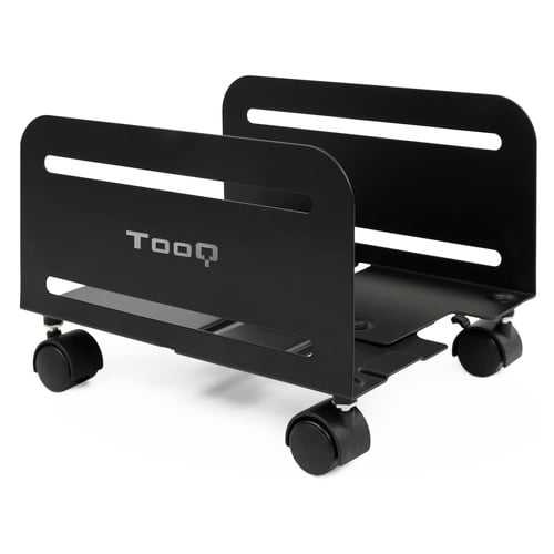 Suporte de chão Tooq com rodas para CPU com 119-209 mm de largura - Peso máximo 10 kg - Preto - Tooq UMCS0004-B