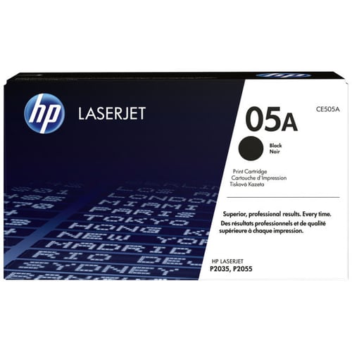 Cartucho de Toner HP CE505A Preto Original - 05A - HP CE505A