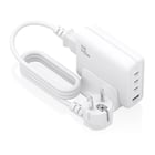 Carregador Aisens GAN 140W - 3xUSB-C PD3.0, QC4.0, QC5.0 - 1xUSB-A QC3.0 - Cabo de 1,4 metro - Branco - Aisens ASCH-140W4P055-W