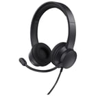 TRUST HEADSET C/MICRO AYDA USB NOISE CANCEL USB BLACK - Trust 25089