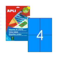 Etiquetas 105x148mm 20Fls A4 Apli 80un - APLI APL12992
