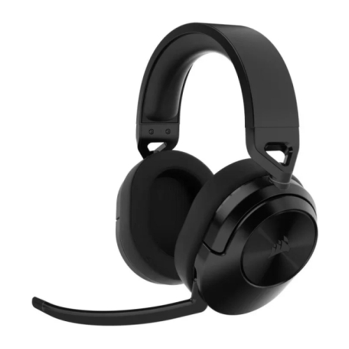 Headset gamer sem fio Corsair HS55 com microfone - Conectividade sem fio Bluetooth 5.4 e 2,4 GHz - Som 7.1 envolvente - Bateria com duração de até 24 horas - Cor Carbono - Corsair CA-9011280-EU