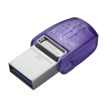 KINGSTON PEN 256GB DATATRAVELER MICRO DUO 3C 200MB/S DUAL USB-A + USB-C - Kingston DTDUO3CG3/256GB