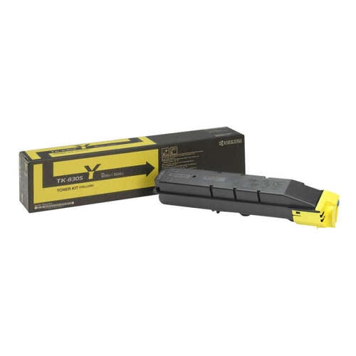 Tinteiro de toner amarelo original Kyocera TK8305 - 1T02LKANL0/TK8305Y - Kyocera 128683