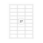 Etiquetas 063,5x029,6mm 25Fls Transparente Matte 675un - Neutral 199Z26016