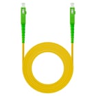 Nanocable Cable Fibra SC/APC-SC/APC Monomodo LSZH 20m - Color Amarillo - Nanocable 10.20.0020