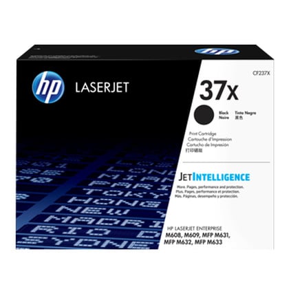 Cartucho de toner preto HP CF237X original - 37X - HP CF237X