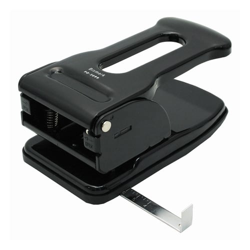 Furador 70 Folhas com guia Preto - Outras 5321033