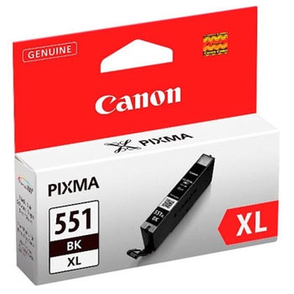 Canon CLI-551XL BK tinteiro 1 unidade(s) Original Rendimento alto (XL) Foto preto - Canon CLI551BKXL
