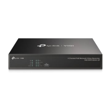 TP-LINK NETWORK VIGI 4 CHANNEL POE+ VIDEO RECORDER - TP-Link VIGI NVR1004H-4P