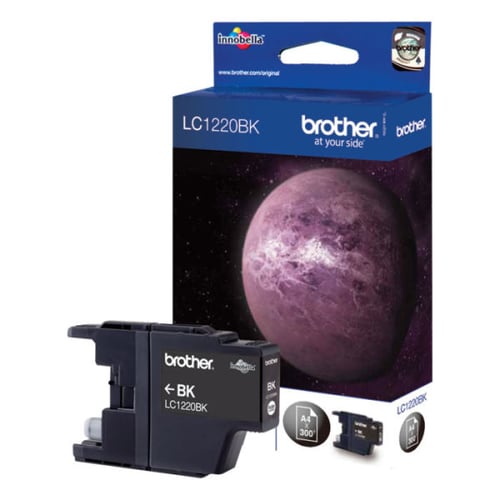 Tinteiro de tinta preto - Brother LC1220BKBP