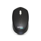 Mouse sem fio Urban Factory Cyclee 2,4 GHz - 1600 dpi - Receptor USB-A - Adaptador USB-C - Uso ambidestro - Cor preta - Urban Factory GWM24UF