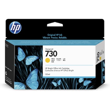 HP Tinteiro DesignJet 730 Amarelo (300 ml) - P2V70A