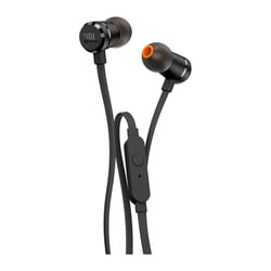 JBL EARPHONES ALUMINIO T290 C/ BOLSA TRANSPORTE BLACK - JBL T290BLK