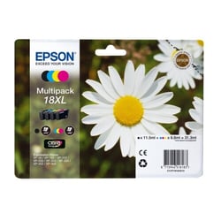 Pacote de 4 cartuchos de tinta originais Epson T1816 (18XL) - C13T18164012 - Epson C13T18164012
