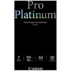 Photo Paper Pro Platinum PT-101 A4, 20 Folhas - Canon 2768B016