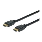 DIGITUS CABO HDMI-A M/M HIGH SPEED FULL HD 60p GOLD 10MT- PRETO - DIGITUS AK-330107-100-S