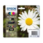 Tinteiro EPSON 18 Multipack 4 Cores XL - XP-30/x02/x05/x12/x15/x22/x25 - Epson TTSTC13T18164012