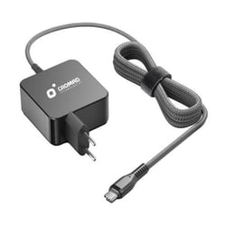 Carregador de parede universal USB-C Cromad CR1204 para laptop 65 W - Carregamento rápido PD 3.0 - Cabo de 1,50 m - Preto - Cromad CR1204