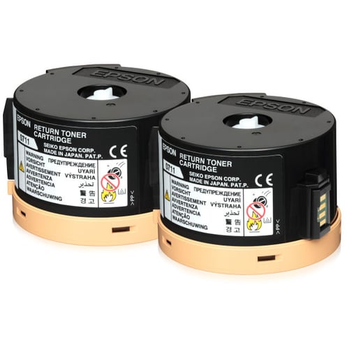 Epson AL-M200/MX200 Conjunto duplo de Toner de Retorno 2 x 2,5k - Epson C13S050711
