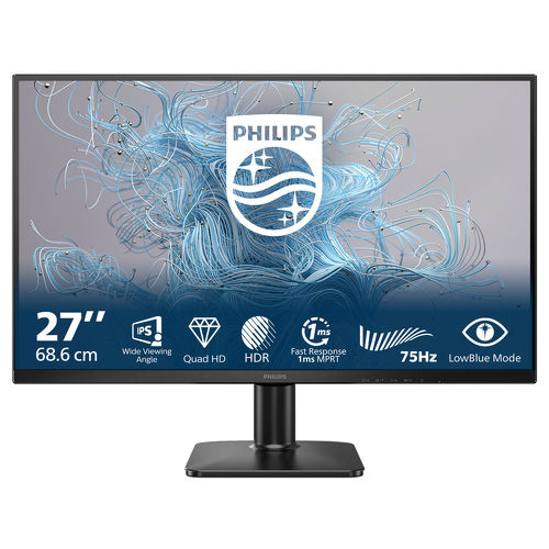 PHILIPS MONITOR IPS 27" 16:9 QHD 75HZ HDMI DP 27E2N1500L/00 - Philips 27E2N1500L/00