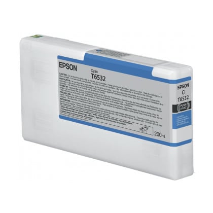 Epson T6532 Tinteiro Cyan (200 ml) - Epson C13T653200