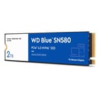 SSD M.2 PCIe 4.0 NVMe WD 2TB Blue SN580-4150R/4150W-600K/750K IOPs - Western Digital WDS200T3B0E