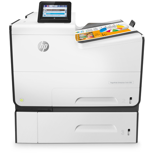 HP PageWide Enterprise Color 556xh, Cor, 2400 x 1200 DPI, 4, A4, 80000 páginas por mês, 50 ppm - HP G1W47AB13