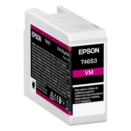 Cartucho de tinta original Epson T46S3 Vivid Magenta - C13T46S300 - Epson C13T46S300