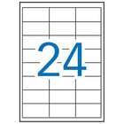 Apli Etiquetas Brancas Permanentes 64.6 x 33.8mm 500 Folhas - APLI 205201