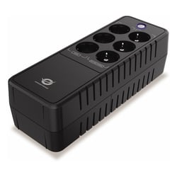 850VA 490W Office UPS, Battery and Surge Protected Schuko X 3 - Conceptronic ZEUS-09E