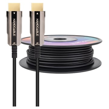 Nanocable Cable HDMI v2.0 Macho a HDMI v2.0 Macho 60m - 4K@60Hz 18Gbps - Color Negro - Nanocable 10.15.2060