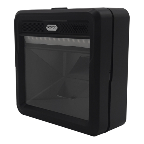 Leitor de códigos de barras 1D/2D omnidirecional Approx - Grande volume especial - Indicador LED e sinal sonoro - Funcionamento automático - Approx APPLS08+